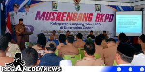 Musrenbang RKPD 2024 Kecamatan Omben, Bupati Sampang Harapkan Pemdes Berinovasi Membangun Desa