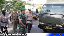 Caption: Kapolres Sampang saat cek kesiapan sebelum digelar Operasi Keselamatan, (dok. regamedianews).