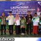 Caption: simbolis penyerahan Jaminan Sosial Ketenagakerjaan kepada guru ngaji, (dok. regamedianews).