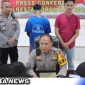 Caption: konferensi pers, Polresta Gorontalo Kota ungkap kasus penikaman, (dok. regamedianews).