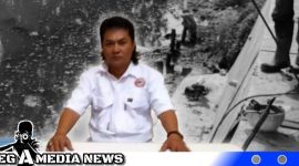 Caption: Ketum Ormas ALDERA kecam keras proyek buang lumpur ke sungai, (dok. regamedianews). 