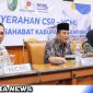 Caption: sambutan penyerahan CSR-HCML beasiswa sahabat Kabupaten Sampang, (dok. regamedianews).