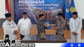 Caption: peresmian aula Syaikhona Muhammad Kholil, di Universitas Trunojoyo Madura, (dok. regamedianews).