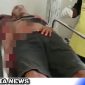 Caption: screenshot video korban pembacokan saat berada di rumah sakit, (dok. regamedianews).