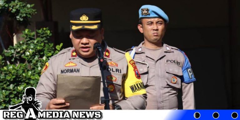 Baru Jabat Wakapolres Tanjung Perak Kompol Norman Langsung Pimpin Apel