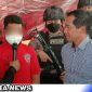 Caption: tersangka kasus pencurian inisial SI, dimintai keterangan saat konferensi pers di Mapolres Sampang, (dok. Harry Regamedianews).