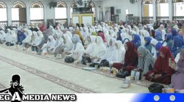 Caption: saat Ratusan Jamaah Hadiri Tabligh Akbar (foto/ir). 
