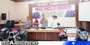 Polres Pamekasan Berhasil Amankan Pelaku Curanmor dan Pengedar Sabu