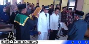 Camat Pasie Raja Lantik Keuchik Gampong Baro
