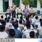 Caption: Sat Lantas Polres Aceh Selatan saat laksanakan program Polisi Saweu Pesantren (foto/ae). 
