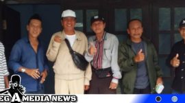 Caption: eks ketua sementara, bersama pengawas dan pembina For-Sahabat, (dok. regamedianews).