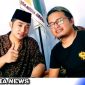 Caption: Irwan Krisdiyanto bersama mas Harry, di kantor redaksi Regamedianews di Sampang, (dok. red).