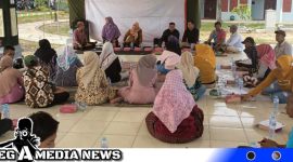 Caption: saat berlangsungnya kegiatan mandiri dua paguyuban PKL binaan GKS, (dok. regamedianews).