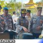 Caption: Kapolres Sampang tampak bersama sejumlah PJU Polres Sampang, (dok. regamedianews).