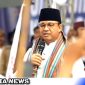 Caption: Anies Baswedan saat menyampaikan pidato kebangsaannya di Ponpes At-Taroqqi Karongan Sampang, (dok. regamedianews).