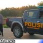 Caption: anggota Polsek Omben jajaran Polres Sampang, saat patroli di lokasi balap liar, (dok. regamedianews).