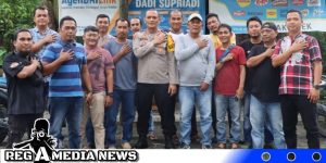 Jum’at Curhat, Kapolres Asahan Sambangi Wartawan