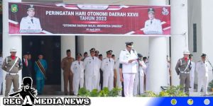 Upacara Peringatan Hari Otonomi Daerah XXVII Pemko Medan Berlangsung Khidmat