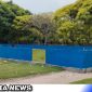 Caption: pasca disoroti GKS, pembangunan fisik CSR di Pulau Mandangin berubah warna, (dok. regamedianews).
