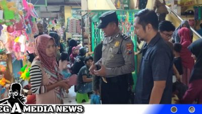 Ramadhan, Pedagang dan Pengunjung Pasar Sampang Diimbau Waspada Kejahatan