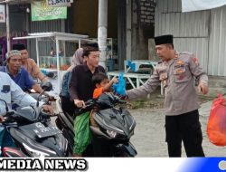 Ramadhan, Joker Gandeng Polsek Omben Berbagi