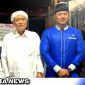 Caption: AHY bersama KH.Moh Rofi'i Baidlowi Pengasuh Ponpes Al Hamidy Banyuanyar Timur Pamekasan, Madura, (dok. regamedianews).