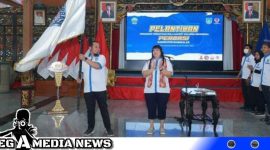 Caption: pengibaran bendera pasca pelantikan pengurus Perbasi Bangkalan, (dok. regamedianews).