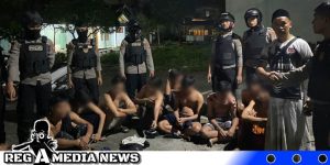 Sakera Polres Sampang Amankan Pelaku Perang Sarung