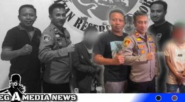 Caption: Satreskoba Polres Pohuwato amankan dua pelaku narkoba, (dok. Yusrianto Regamedianews).