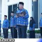 Caption: upacara peringatan Hari Kebangkitan Nasional ke-115 yang dilaksanakan di halaman Kantor Bupati Asahan, (doc.ir). 