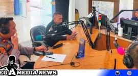 Caption: saat Dialog Interaktif berlangsung   di RRI di channel 94,3 FM pro 1Medan, Jalan Gatot Subroto No. 214, Medan (doc.jb) 