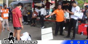 Polda Sumut Rekonstruksi Kasus Anak Perwira Polisi Aniaya Mahasiswa