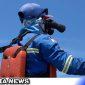 Caption: Tim SAR gabungan saat menelusuri keberadaan nelayan Sampang hilang di laut, (dok. regamedianews).