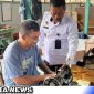 Caption: warga binaan Lapas Kelas IIA Pamekasan mengasah keterampilan menjahit, (dok. regamedianews).