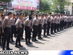 100 Personel Polres Sampang BKO Ke Pilkades Bangkalan