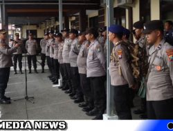 44 Personel Polres Sampang Susul Ke Pilkades Bangkalan