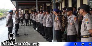 44 Personel Polres Sampang Susul Ke Pilkades Bangkalan