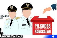 Caption: Pilkades Serentak Kabupaten Bangkalan.