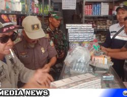 Tim Gabungan Sisir Rokok Bodong di Pasar Bangkalan