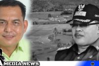 Caption: Wakil Ketua Komisi I DPRD Gorut Matran Lasunte dan Assisten Bupati Gorut Bidang Pemerintahan Wahab Paudi, (dok. regamedianews).