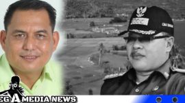 Caption: Wakil Ketua Komisi I DPRD Gorut Matran Lasunte dan Assisten Bupati Gorut Bidang Pemerintahan Wahab Paudi, (dok. regamedianews).
