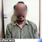 Caption: tersangka inisial MR saat diamankan Unit PPA Satreskrim Polres Sampang, (dok. regamedianews).
