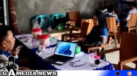 Caption: tim Inspektorat Daerah Sampang saat melakukan audit di Balai Desa Karang Gayam, (dok. regamedianews).