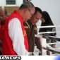 Caption: dua mantan pejabat Aceh Selatan tampak memakai rompi tahanan Kejaksaan, (dok. regamedianews).