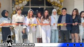 Acara launching klinik Melval Labskin di Surabaya. (Dok.regamedianews)