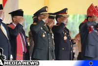 Caption: upacara peringatan Hari Lahir Pancasila di lapangan Astaka Medan, (dok. regamedianews).