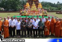 Caption: Kapolda Sumut saat hadiri perayaan waisak bersama umat budha, (dok. regamedianews).