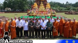 Caption: Kapolda Sumut saat hadiri perayaan waisak bersama umat budha, (dok. regamedianews).