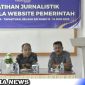 Caption: saat berlangsungnya Pelatihan Jurnalistik Pengelola Website Pemerintah, (dok. regamedianews).