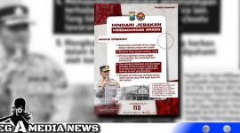 Caption: pamflet Kapolres Sampang AKBP Siswantoro, tentang 